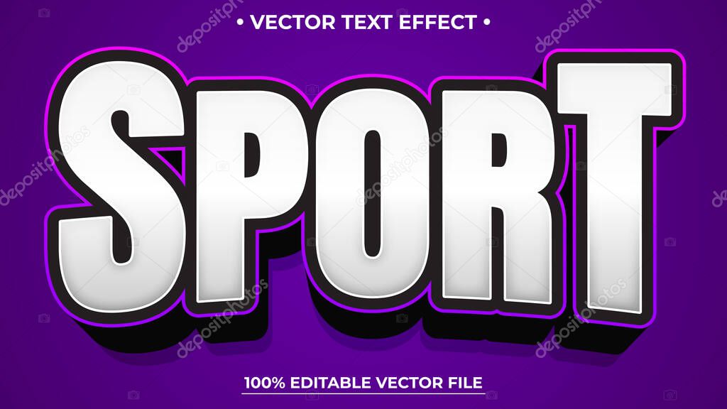 Gaming Esport style text effect, Editable text effect