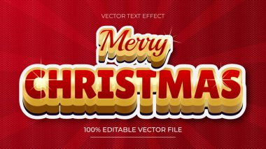 Noel Metni Efekti Altın metin efektli Mutlu Noeller arkaplanı