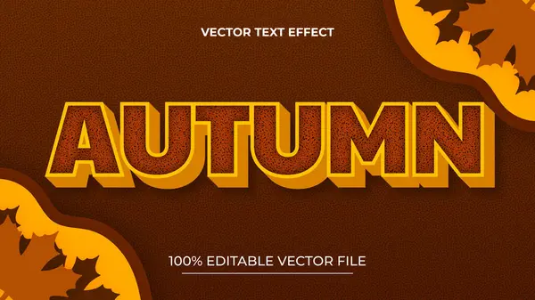 Şükran Günü Sonbahar 3D Düzenlenebilir Metin Efekti