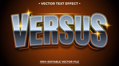 Metin efekti soyut arkaplan şablonuna karşı logo ve afiş başlığı için cesur stil kullanımı