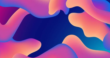 Soyut arkaplan gerçekçi sıvı efekt tasarımı