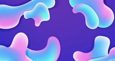 Sıvı gradyan renk Arkaplan Tasarımı Fütürist İniş Sayfası