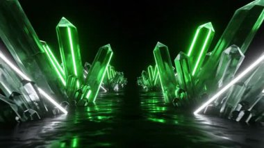 Parlak Zümrüt Kristalleri Tünel Videosu