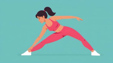 Kadın Esneme Sporu Egzersizi Rutini