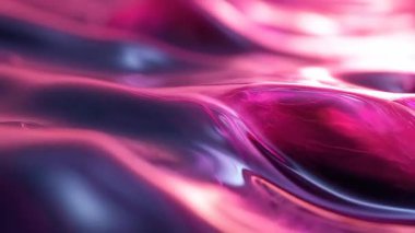 Soyut Pembe ve Mor Sıvı Değişkenliği