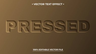 Kahverengi Arkaplanda Aydınlatılmış Kenarlıklarla Ayrıntılı 3D Baskı Metni Efekti.