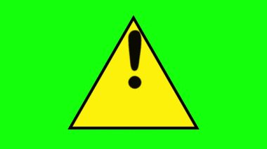 Ünlem işareti. uyarı simgesi. Düz dizayn. vektör illüstrasyonu