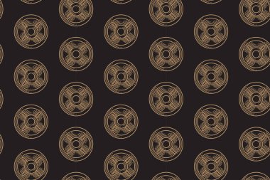 Ağırlık çizgisi, siyah arka planda kusursuz çizgiler. Demir levha kabartma kalıbı kaldırılıyor. Halter kaplama motif duvar kağıdı. Fitness, spor salonu, halter ürünleri