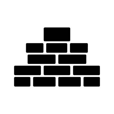 Siyah tuğladan bir duvar beyaz bir arkaplan üzerine yapılandırılmıştır. Basit bir desen içinde, minimal ve temiz bir stile sahiptir. Çeşitli grafik uygulamaları için mükemmeldir..