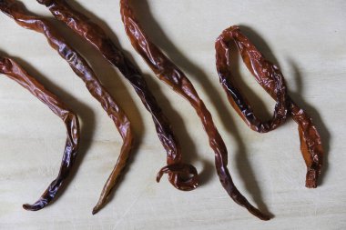 kurutulmuş kırmızı biber Close-Up