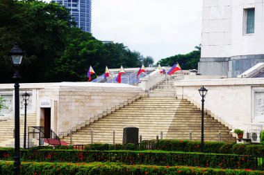 Panoramic view of Manila, Philippines, tall buildings and skyscrapers, cityscape, modern architecture, urban life, busy streets, tropical metropolis.