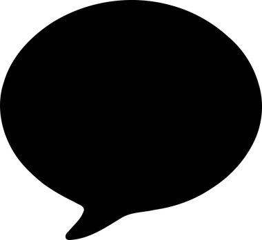 Konuşma Balonu Simgesi İletişim, Diyalog, Sohbet, Mesajlaşma, Konuşma Sembolü