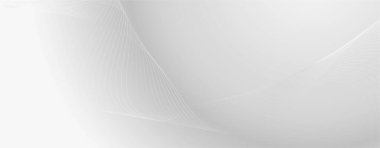 Çizgi süsleri olan soyut beyaz minimalist arka plan. Modern minimalist arkaplan.