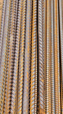 Paslı başlıklı demir, inşaat malzemeleri, doku ve arkaplan