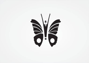 Çarpıcı bir grafik tasarımı, içinde takım elbiseli ve şapkalı bir adamın silueti bulunan, stilize edilmiş bir kelebek şeklini içeriyor. Sanat eserleri, doğa ve kurumsal imajın bileşenlerini, dönüşümü ve profesyonel büyümeyi sembolize eder. Brandi için ideal.