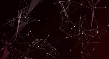 Birbirine bağlı çizgi ve noktalardan oluşan görsel olarak çarpıcı soyut bir arkaplan. Bu tasarım teknoloji, veri ve iletişim kavramlarını çağrıştırıyor. Sunumlarda, web sitelerinde ya da modern, gelecek vaat eden projelerde kullanmak için mükemmel.