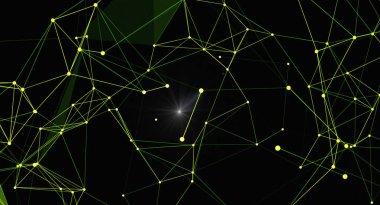 Parlak sinirsel ağlı gelecekteki teknoloji konsepti. Karmaşık bir ağ oluşturan bağlantı noktaları ve çizgilerle soyut dijital arkaplan. Yapay zeka, veri bilimi ve modern iletişimin temaları için mükemmel..