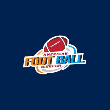 Amerikan Futbol Sporları logoları ve rozetleri, logo şablonu