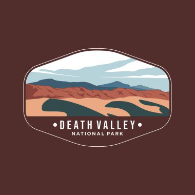 Ölüm Vadisi Ulusal Parkı amblem amblemli amblem amblem amblemi çizimi 