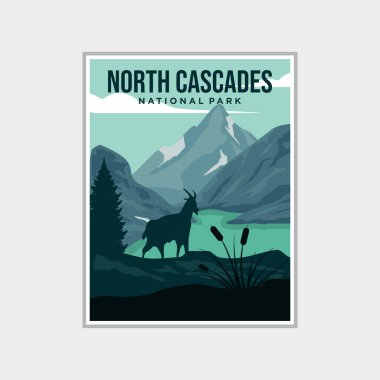 Kuzey Şelaleleri Ulusal Park poster tasarımı