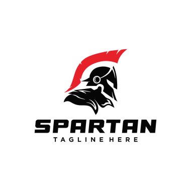 Sparta logo tasarım vektörü basit Spartalı yaratıcı logo