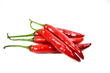 Red Hot Chili Peppers beyaz arkaplanda izole edilmiş, kırpma yolu, tam derinlik