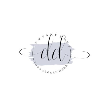 Modern DD Handwriting Logo Collection for Branding and Business