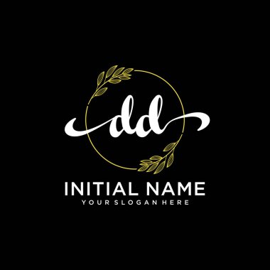 Modern DD Handwriting Logo Collection for Branding and Business