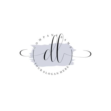 Modern DL Handwriting Logo Collection for Branding and Business