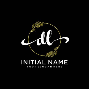 Modern DL Handwriting Logo Collection for Branding and Business