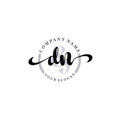 Modern DN Handwriting Logo Collection for Branding and Business
