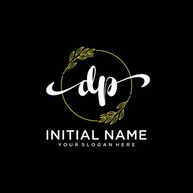 Modern DP Handwriting Logo Collection for Branding and Business