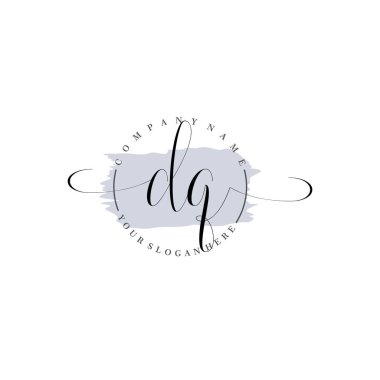 Modern DQ Handwriting Logo Collection for Branding and Business