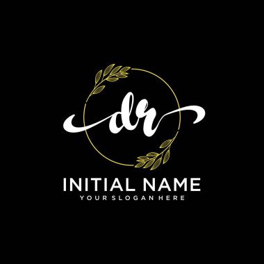 Modern DR Handwriting Logo Collection for Branding and Business