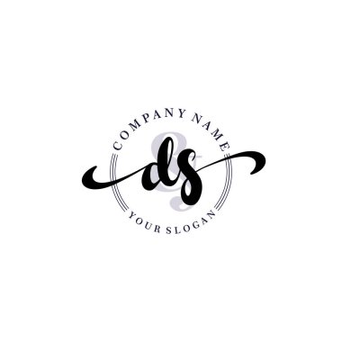 Modern DS Handwriting Logo Collection for Branding and Business