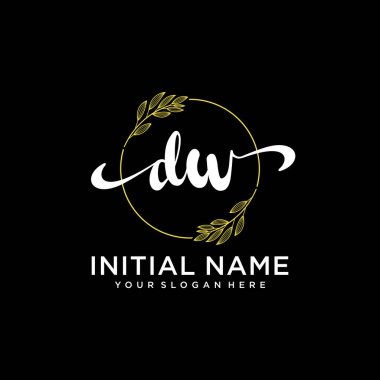 Modern DW Handwriting Logo Collection for Branding and Business