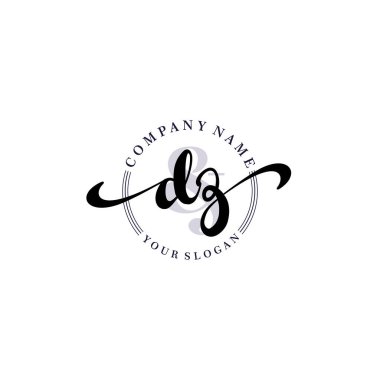 Modern DZ Handwriting Logo Collection for Branding and Business
