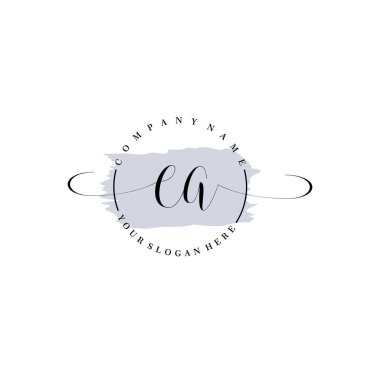 Modern EA Handwriting Logo Collection for Branding and Business