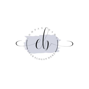 Modern EB Handwriting Logo Collection for Branding and Business