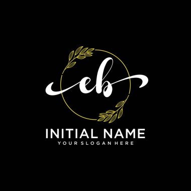 Modern EB Handwriting Logo Collection for Branding and Business