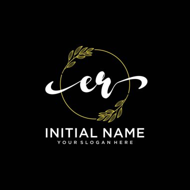 Modern ER Handwriting Logo Collection for Branding and Business