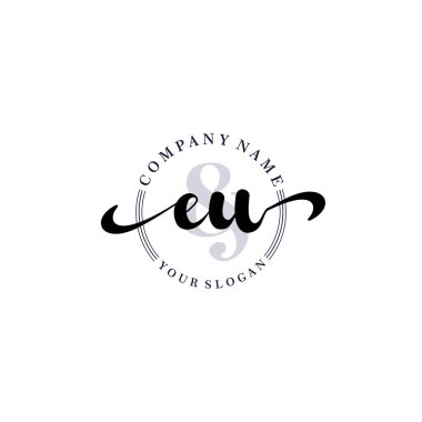 Modern EU Handwriting Logo Collection for Branding and Business