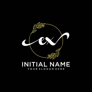 Modern EX Handwriting Logo Collection for Branding and Business