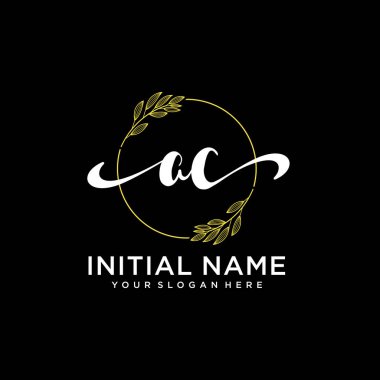 Markalaşma ve İşletme İçin Modern AC El Yazısı Logosu Koleksiyonu