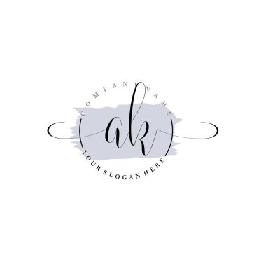 Markalaşma ve İşletme İçin Modern AK El Yazısı Logosu Koleksiyonu