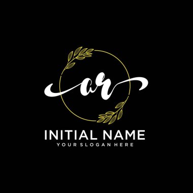 Markalaşma ve İşletme için Modern AR El Yazısı Logosu Koleksiyonu