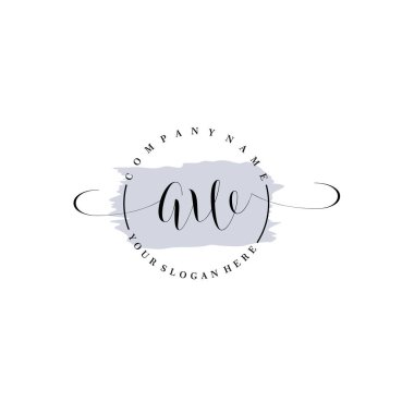 Markalaşma ve İşletme İçin Modern AW El Yazısı Logosu Koleksiyonu