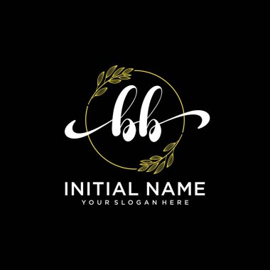 Markalaşma ve İşletme İçin Modern BB El Yazısı Logosu Koleksiyonu