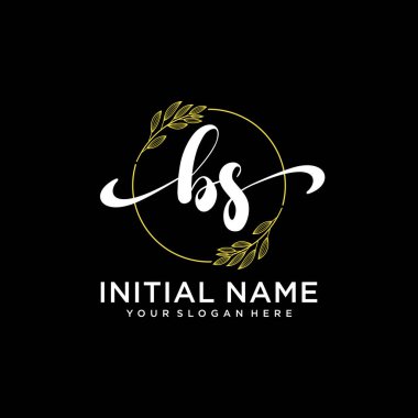 Markalaşma ve İşletme İçin Modern BS El Yazısı Logosu Koleksiyonu