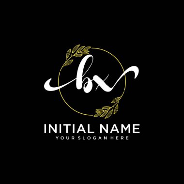 Markalaşma ve İşletme İçin Modern BX El Yazısı Logosu Koleksiyonu